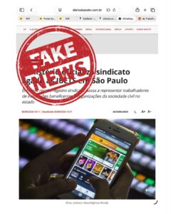 Fake News – Sindicato de “IBETS”: entenda a informação que circula sobre suposto novo registro do Ministério do Trabalho